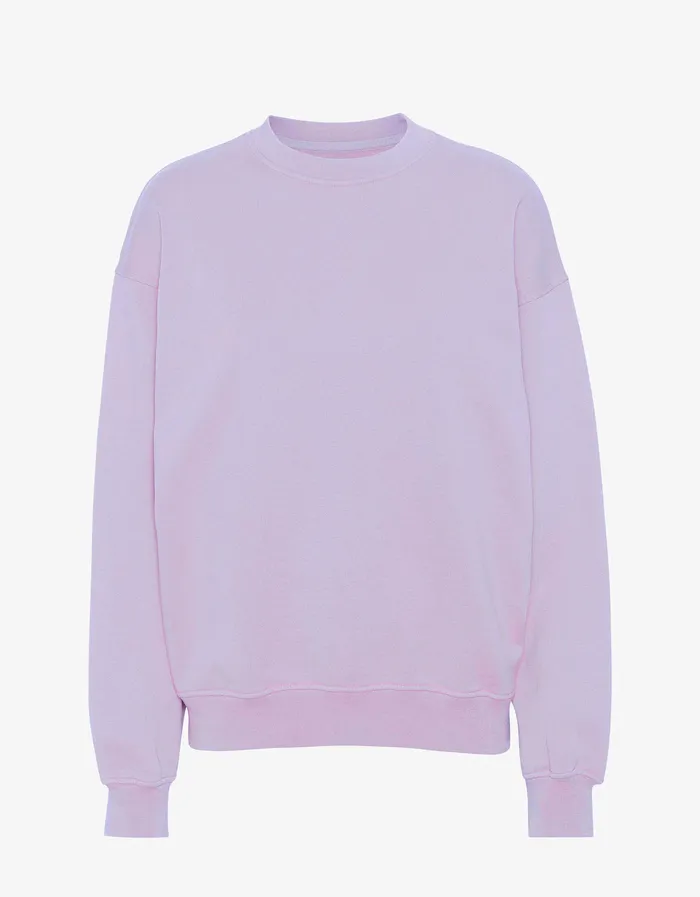 Crewneck Sweatshirts Women Colorfulstandard Organic Oversized Crew 8211 Soft Lavender