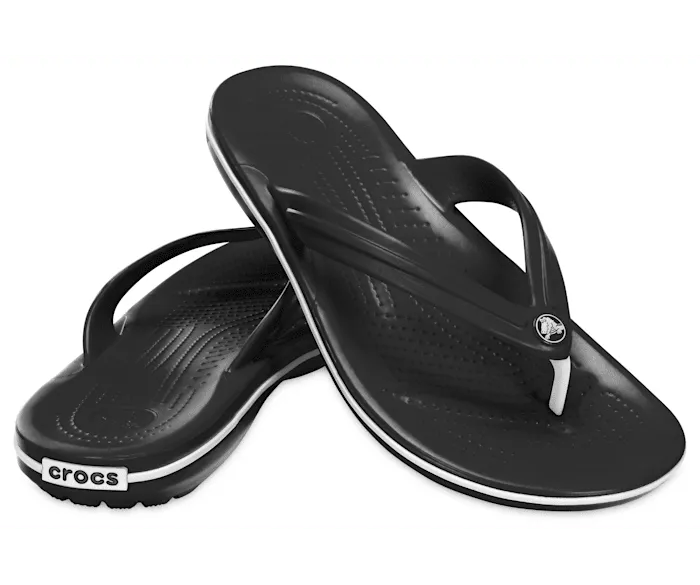 Crocband Flip Black Women Crocs Sandals