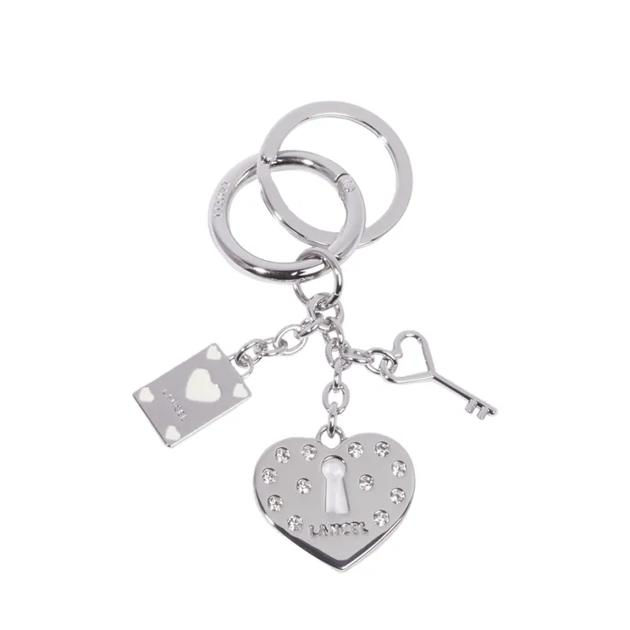 Crush Keyring Shiny Nickel Women Lancel Charms