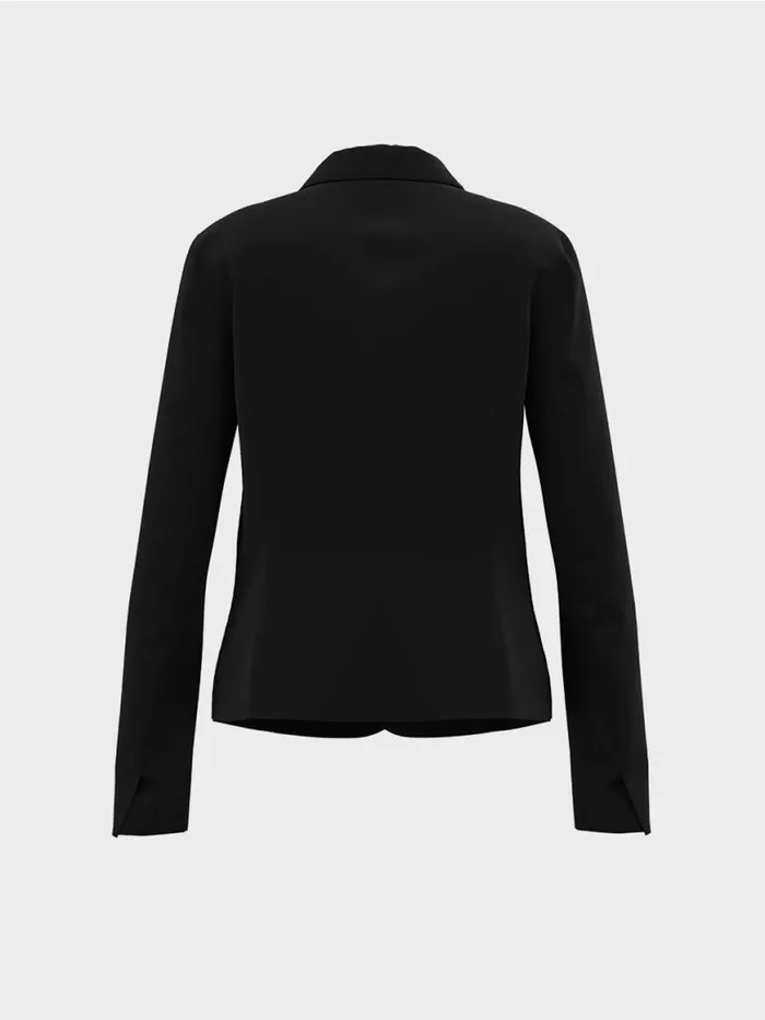 Damen Marc Cain Blazer Blazer Mit Aufgesetzten Taschen Black