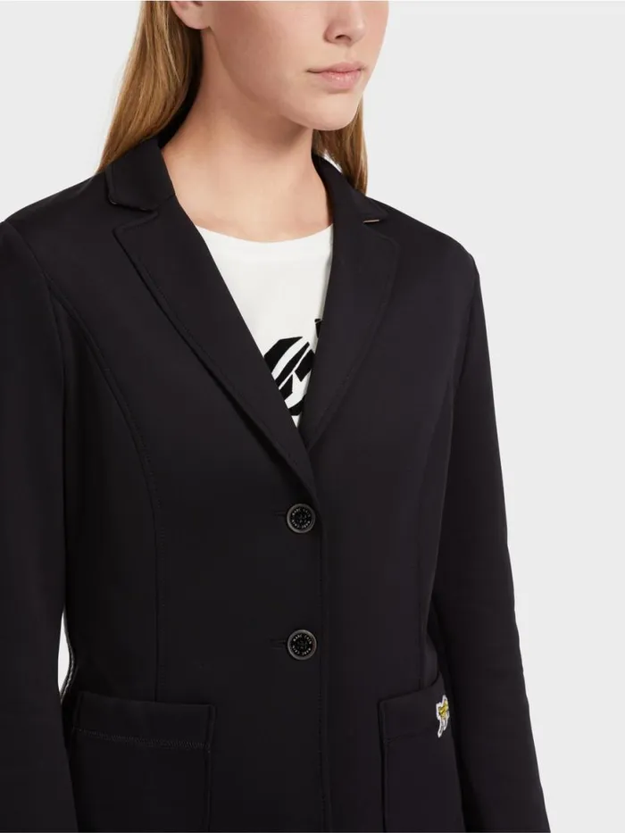 Damen Marc Cain Blazer Kurzer Taillierter Blazer Black