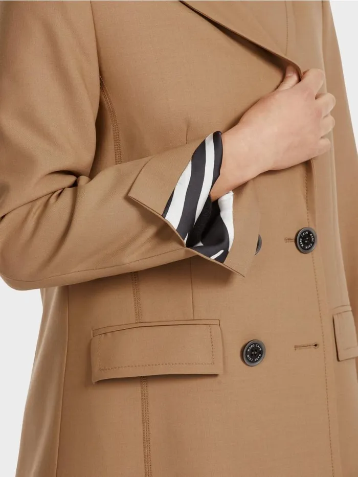 Damen Marc Cain Blazer Zweireihiger Blazer Soft Coffee