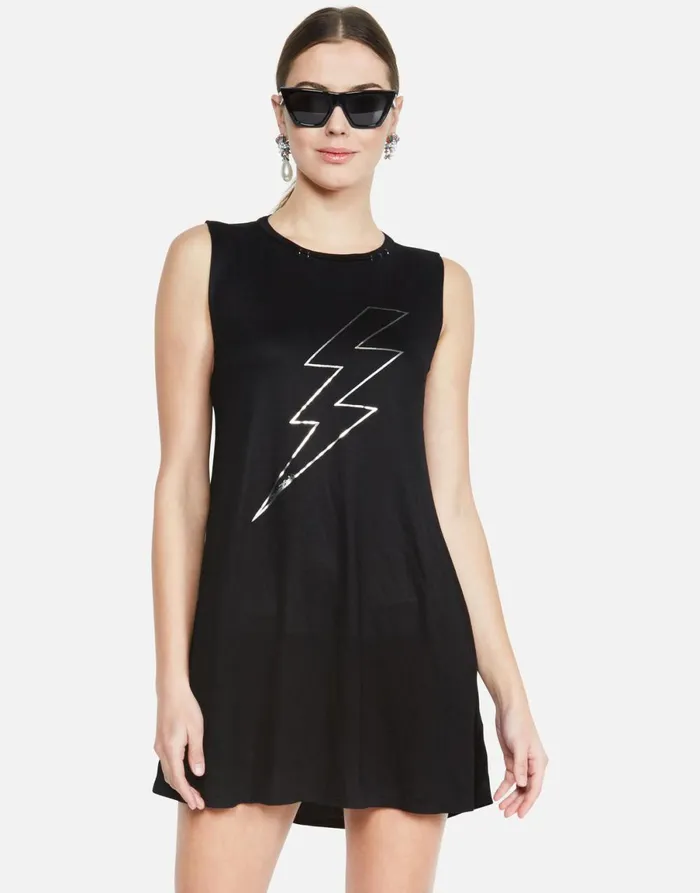 Deanna Lightning Star Black Women039s Lauren Moshi Dresses