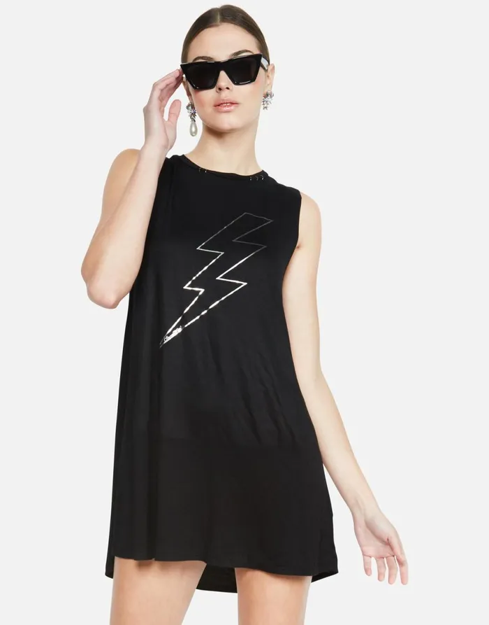 Deanna Lightning Star Black Women039s Lauren Moshi Dresses