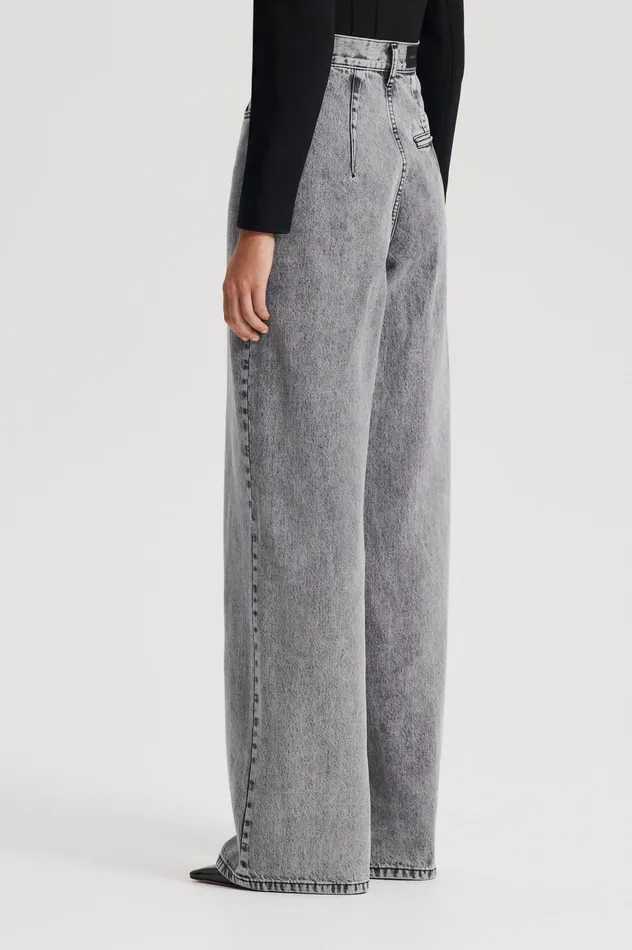 Denim DENIM DRAPE LEG JEAN CHARCOALG 8211 Scanlan Theodore Women Denim DENIM DRAPE LEG JEAN CHARCOALG 8211 Scanlan Theodore Women