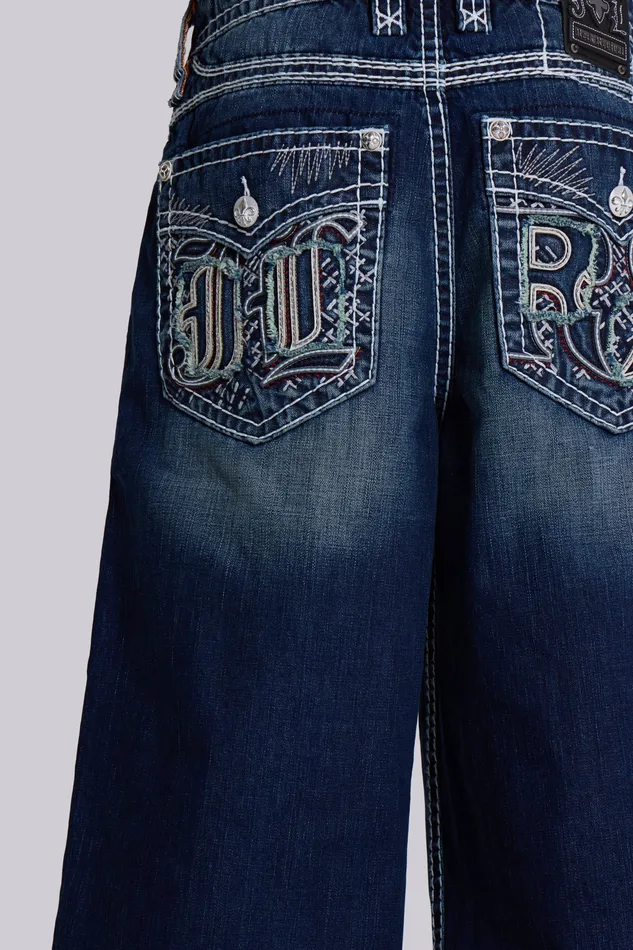 Denim Jaded London Men Shop Rock Revival River Colossus Jeans