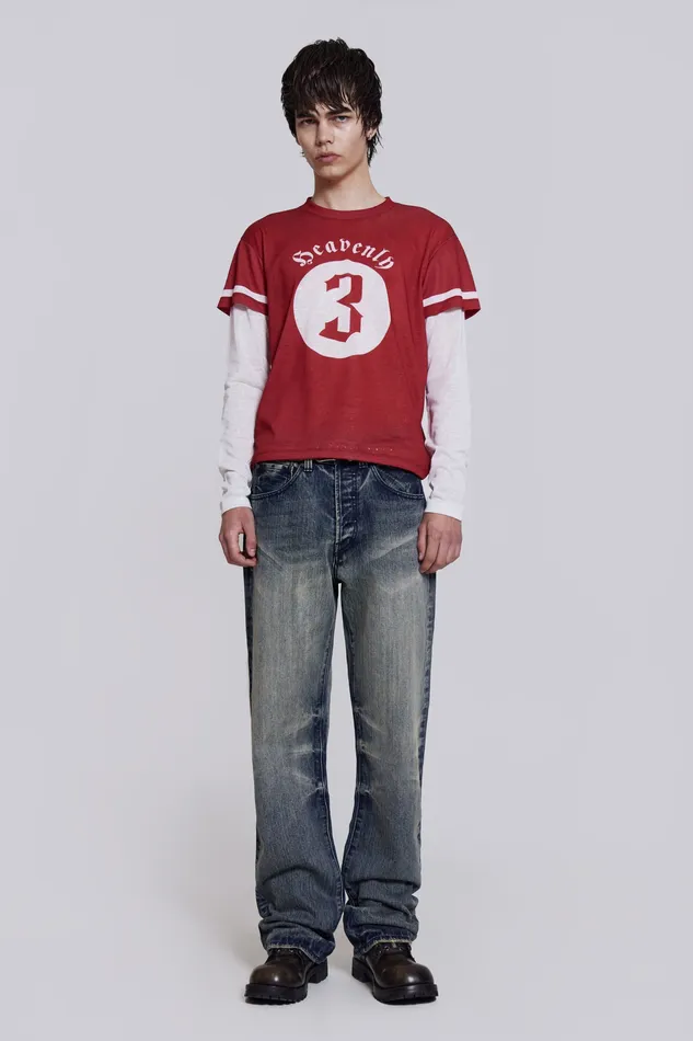 Denim Men Jaded London Shop Light Wash Scott Jeans