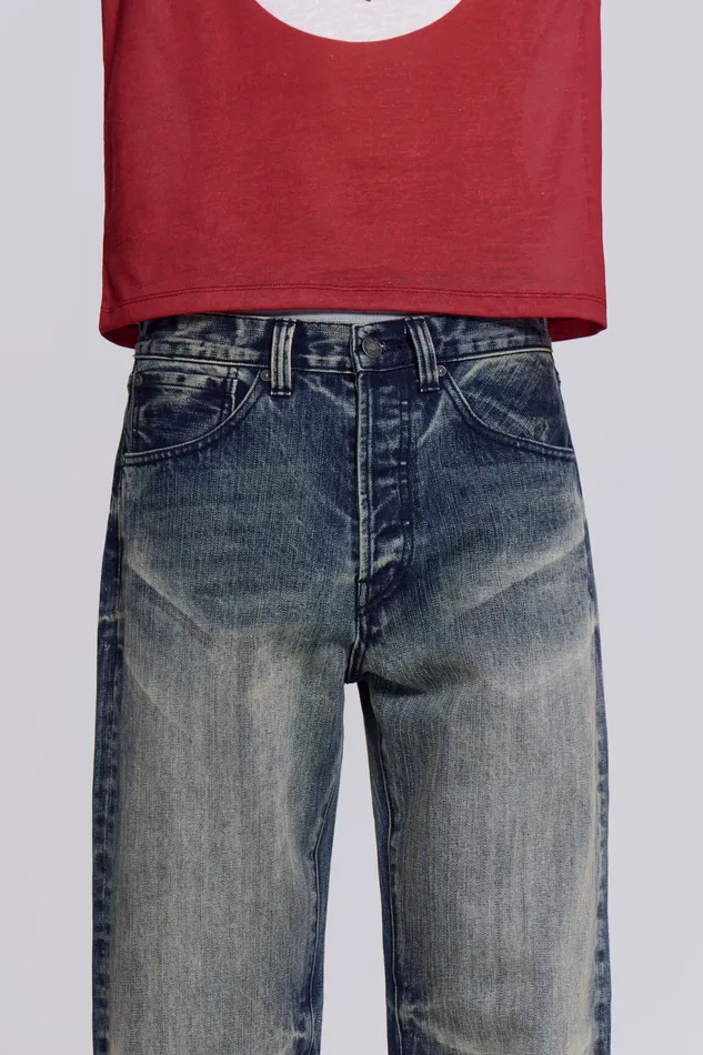 Denim Men Jaded London Shop Light Wash Scott Jeans