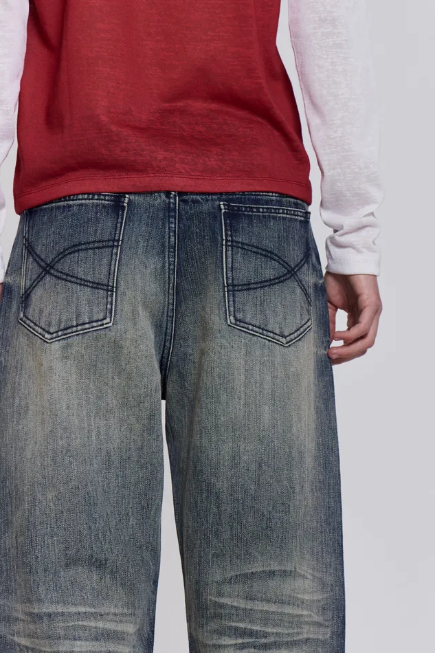 Denim Men Jaded London Shop Light Wash Scott Jeans