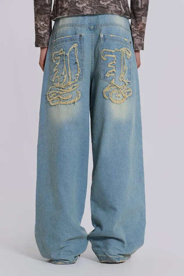 Denim Men Shop Light Wash JL Colossus Jeans Jaded London