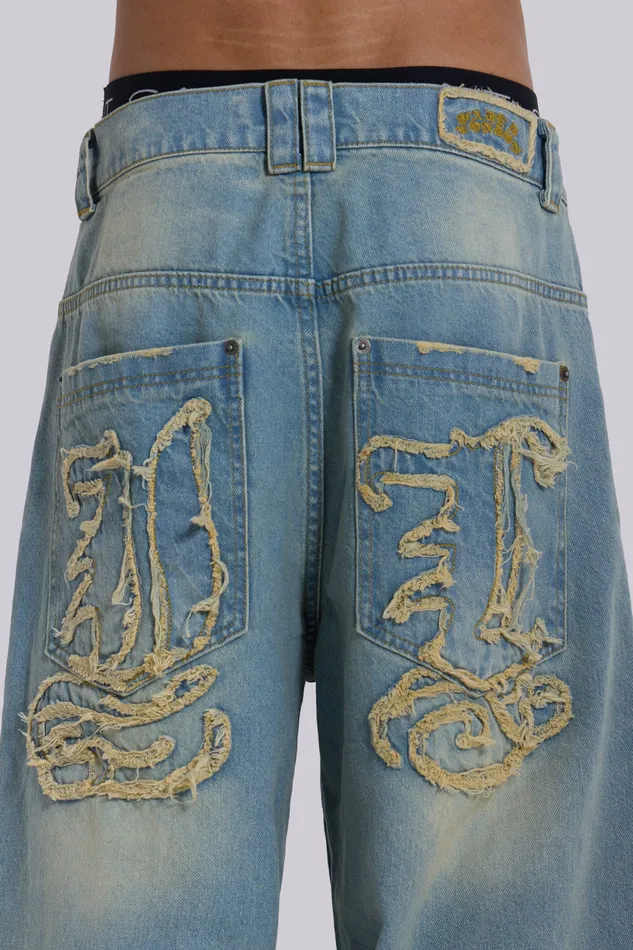 Denim Men Shop Light Wash JL Colossus Jeans Jaded London