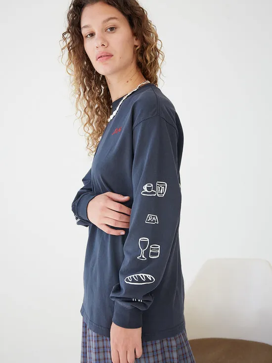 Dinner Party Long Sleeve Tee Dinner Party Women Tops Lisa Says Gah