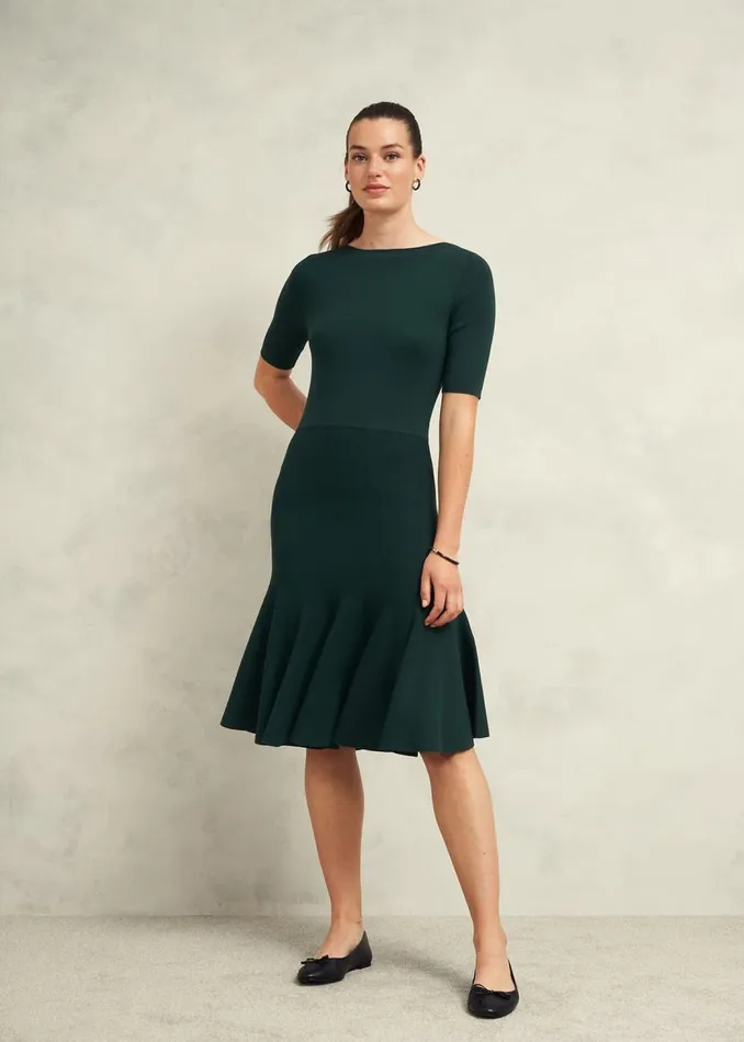 Dresses and Jumpsuits Women HOBBS Abbie Knitted Dress Samphire Green