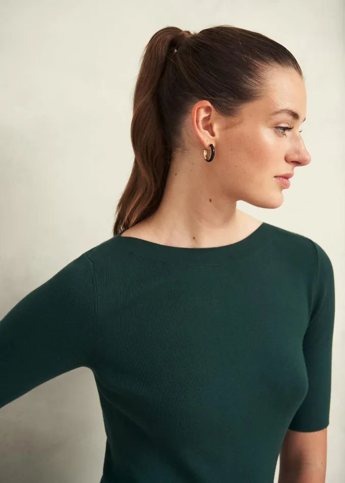 Dresses and Jumpsuits Women HOBBS Abbie Knitted Dress Samphire Green