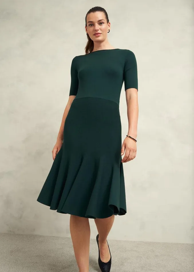 Dresses and Jumpsuits Women HOBBS Abbie Knitted Dress Samphire Green