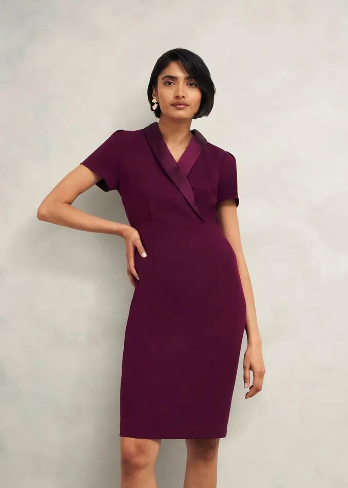 Dresses and Jumpsuits Women HOBBS Amira Dress Warm Plum