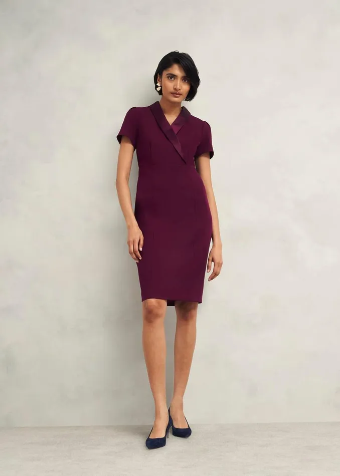 Dresses and Jumpsuits Women HOBBS Amira Dress Warm Plum