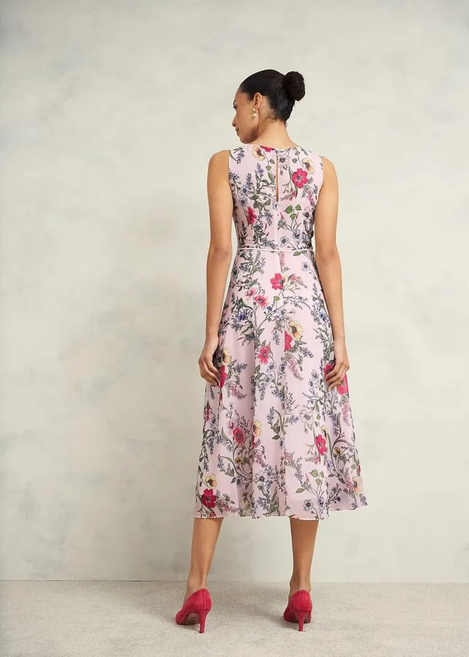 Dresses and Jumpsuits Women HOBBS Carly Dress Pale Pink Multi