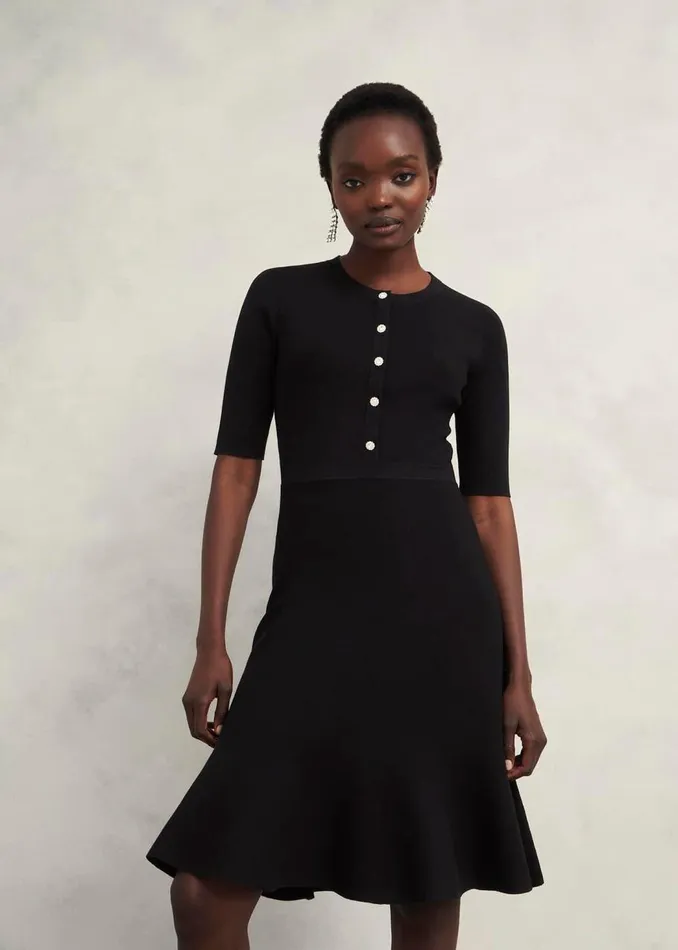 Dresses and Jumpsuits Women HOBBS Cece Knitted Dress Hobbs Black