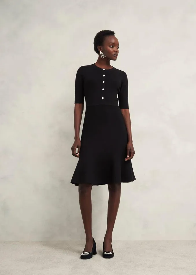Dresses and Jumpsuits Women HOBBS Cece Knitted Dress Hobbs Black