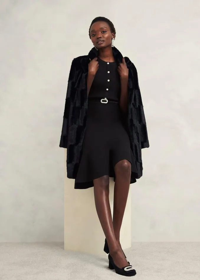 Dresses and Jumpsuits Women HOBBS Cece Knitted Dress Hobbs Black