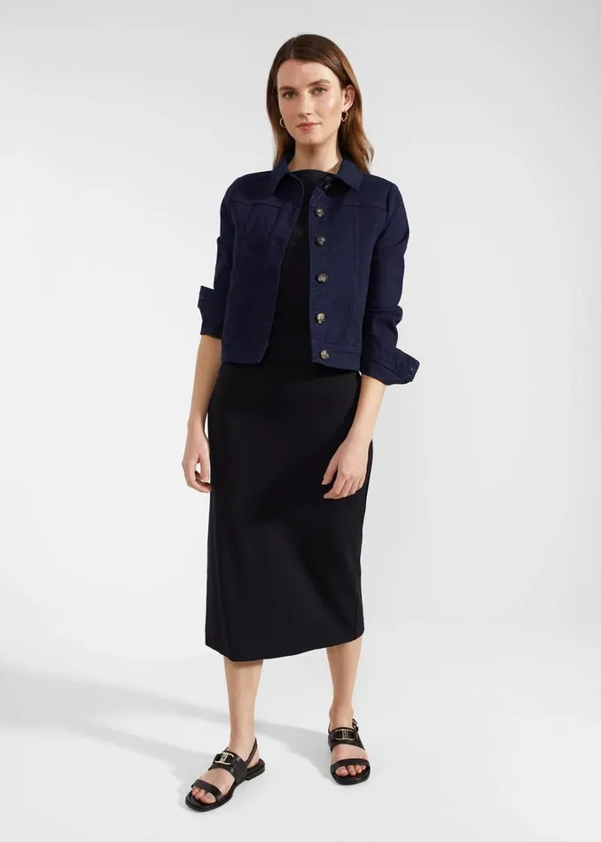 Dresses and Jumpsuits Women HOBBS Iliana Jersey Dress Navy