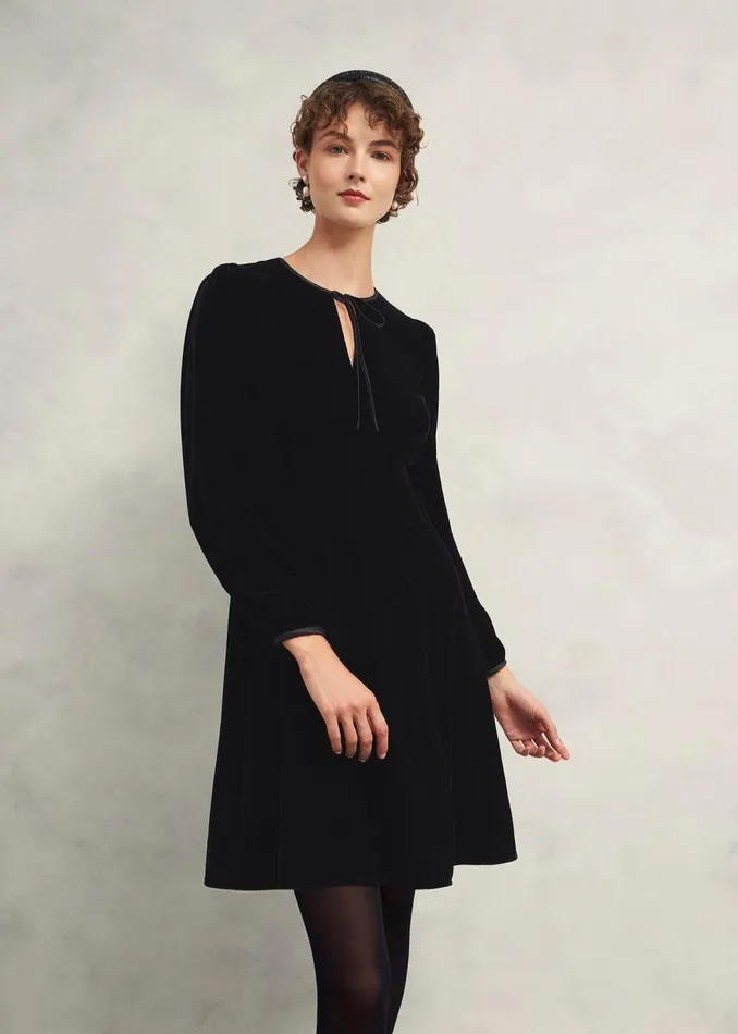 Dresses and Jumpsuits Women HOBBS Osterly Velvet Dress Black
