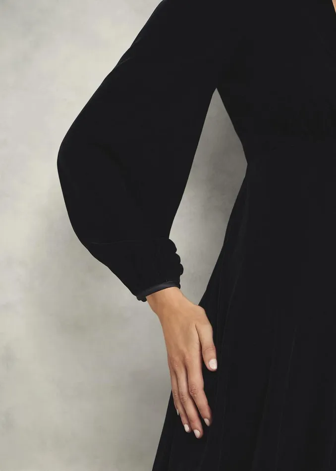Dresses and Jumpsuits Women HOBBS Osterly Velvet Dress Black