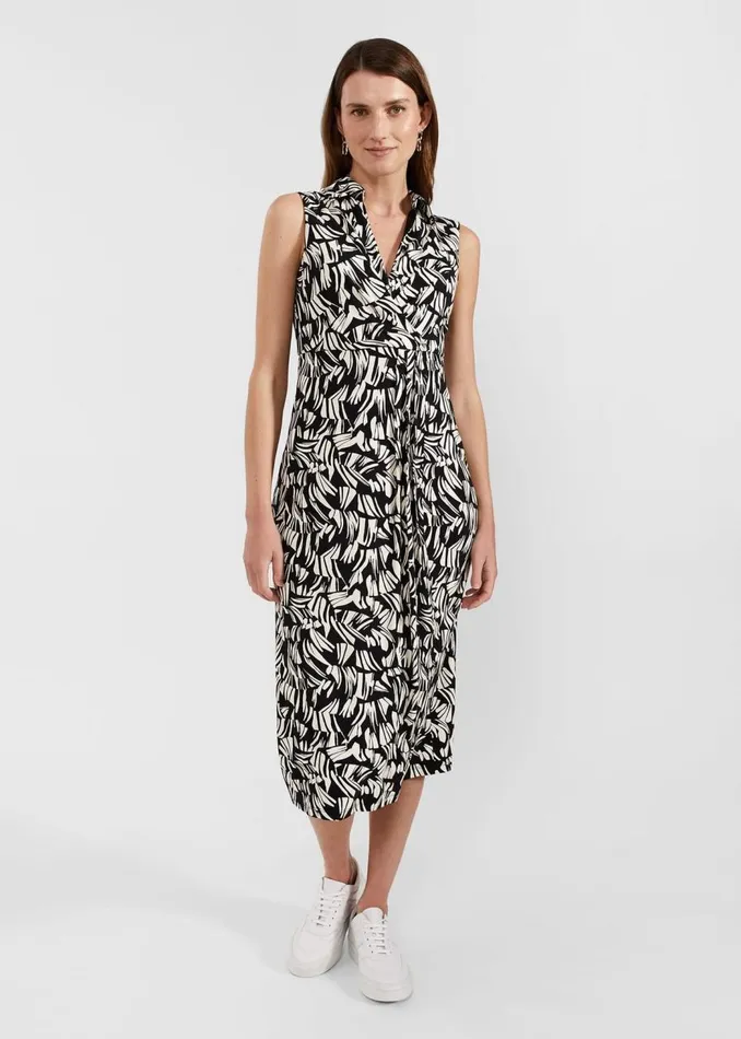 Dresses and Jumpsuits Women HOBBS Petite Clarissa Dress Black Cream