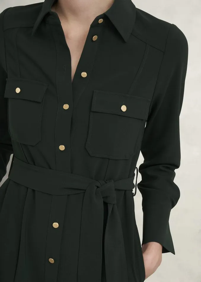 Dresses and Jumpsuits Women HOBBS Petite Pricilla Dress Rich Green