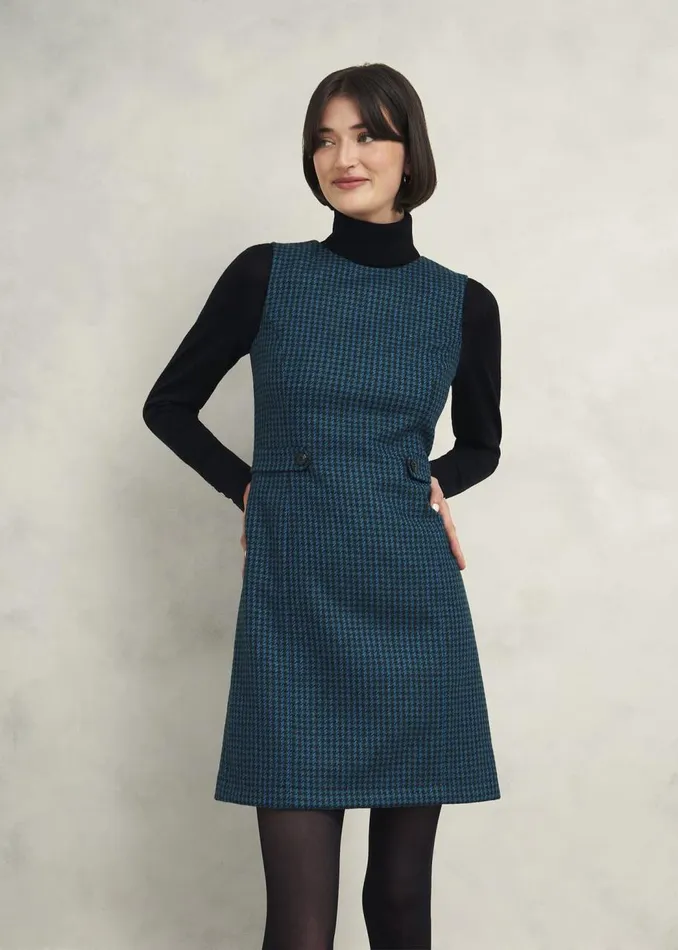 Dresses and Jumpsuits Women HOBBS Petite Sariah Wool Dress Green Multi