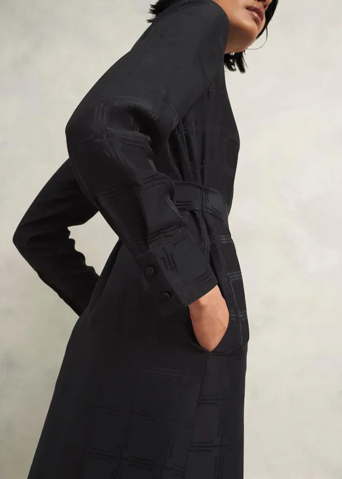 Dresses and Jumpsuits Women HOBBS Sloane Silk Dress Black