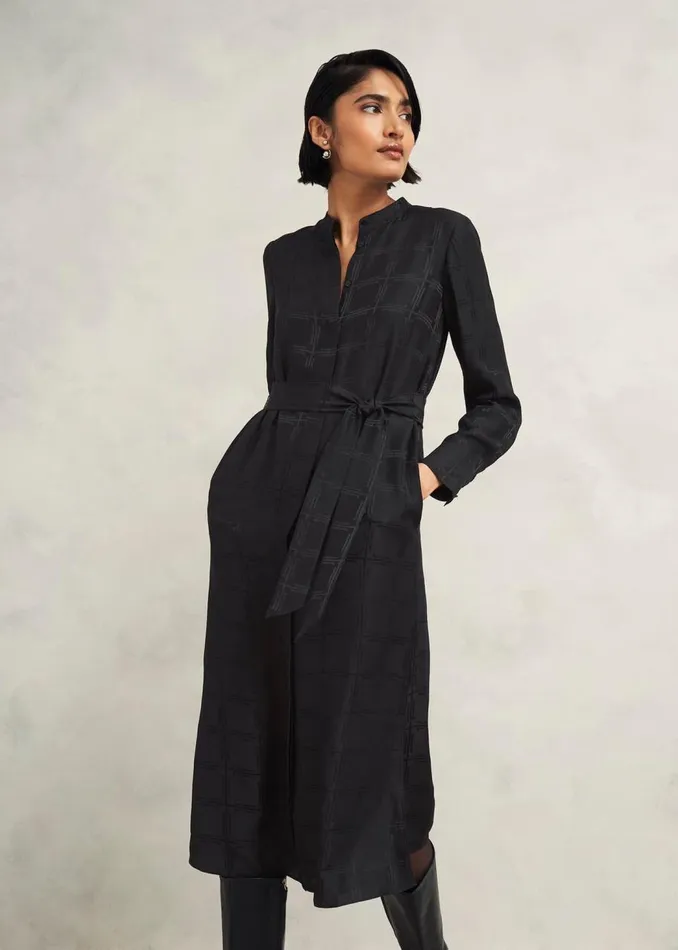 Dresses and Jumpsuits Women HOBBS Sloane Silk Dress Black