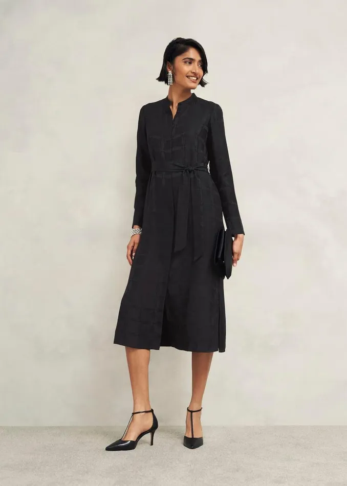 Dresses and Jumpsuits Women HOBBS Sloane Silk Dress Black