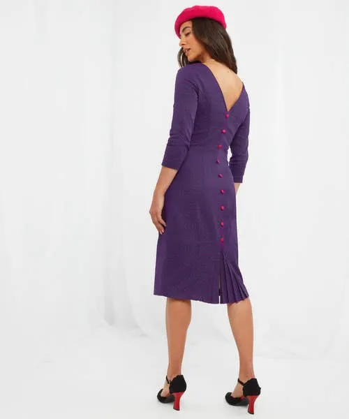 Dresses Apparel Joebrowns Oh So Vintage Button Back Dress Navy Dresses Apparel Joebrowns Oh So Vintage Button Back Dress Navy