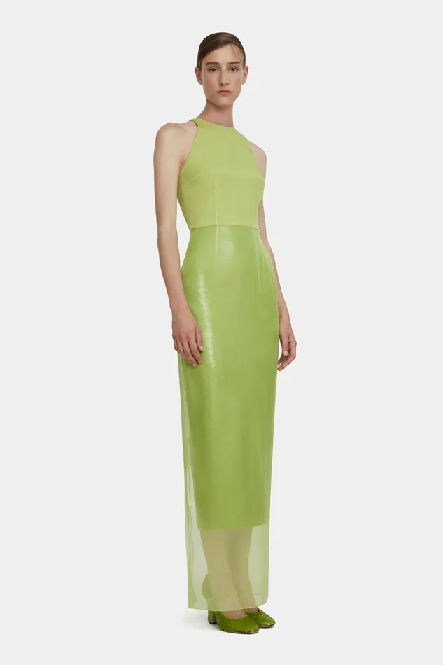 Dresses Emilia Wickstead Women Winslet Dress in Green Jelly Sequins Dresses Emilia Wickstead Women Winslet Dress in Green Jelly Sequins
