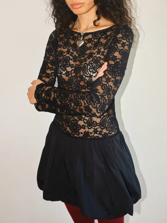 Dresses Lisa Says Gah Women Hazel Lace Dress Licorice Lace