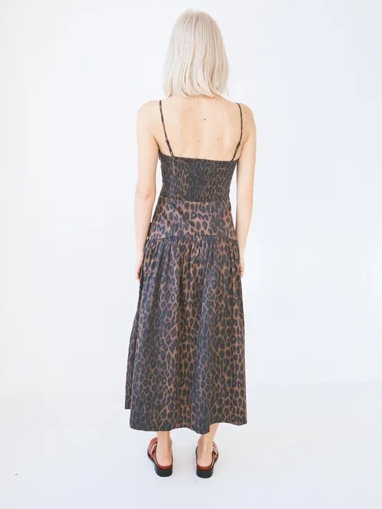 Dresses Lisa Says Gah Women Persephone Midi Dress Dark Leopard