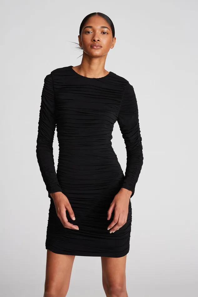 Dresses Women Halston Gwen Dress In Stretch Jersey Black