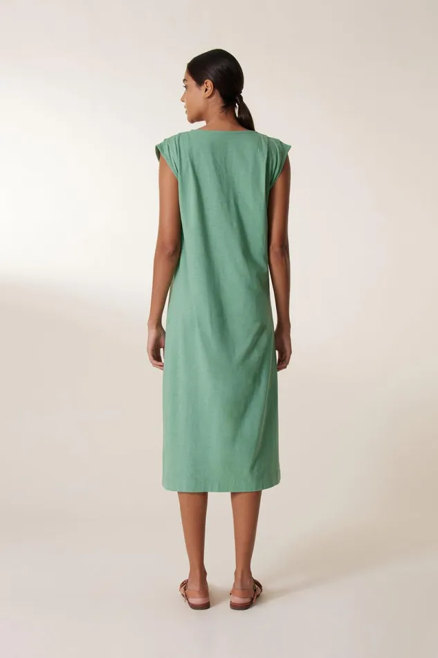 Dresses Women Leon and Harper Requin1 Plain Dress Celadon
