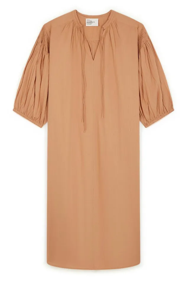 Dresses Women Leon and Harper Rire Plain Dress Peach