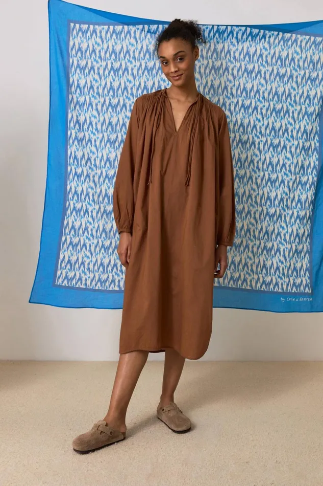 Dresses Women Leon and Harper Rizhom Plainy Dress Brown