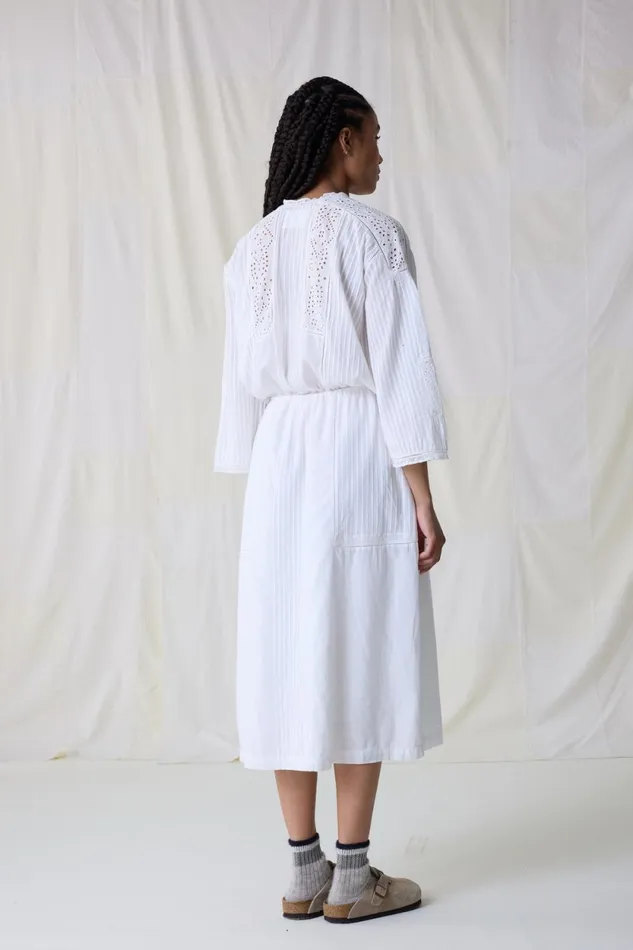 Dresses Women Leon and Harper Roxy Plain Dress White