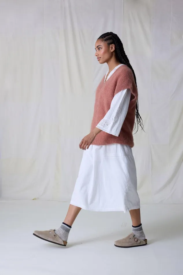 Dresses Women Leon and Harper Roxy Plain Dress White