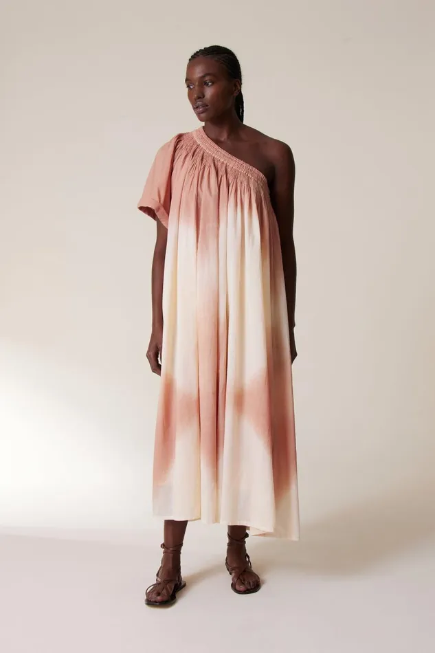 Dresses Women Leon and Harper Ryota TandD Dress Coral