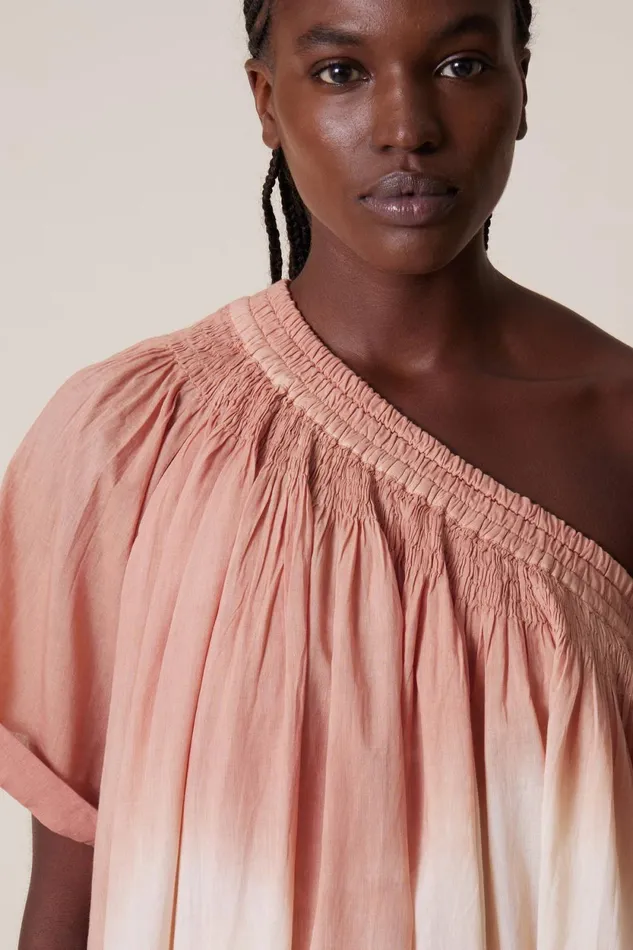 Dresses Women Leon and Harper Ryota TandD Dress Coral
