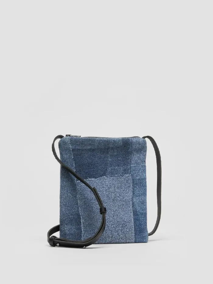 Eileen Fisher Accessories Waste No More Denim Crossbody Bag Indigo 8211 Shop
