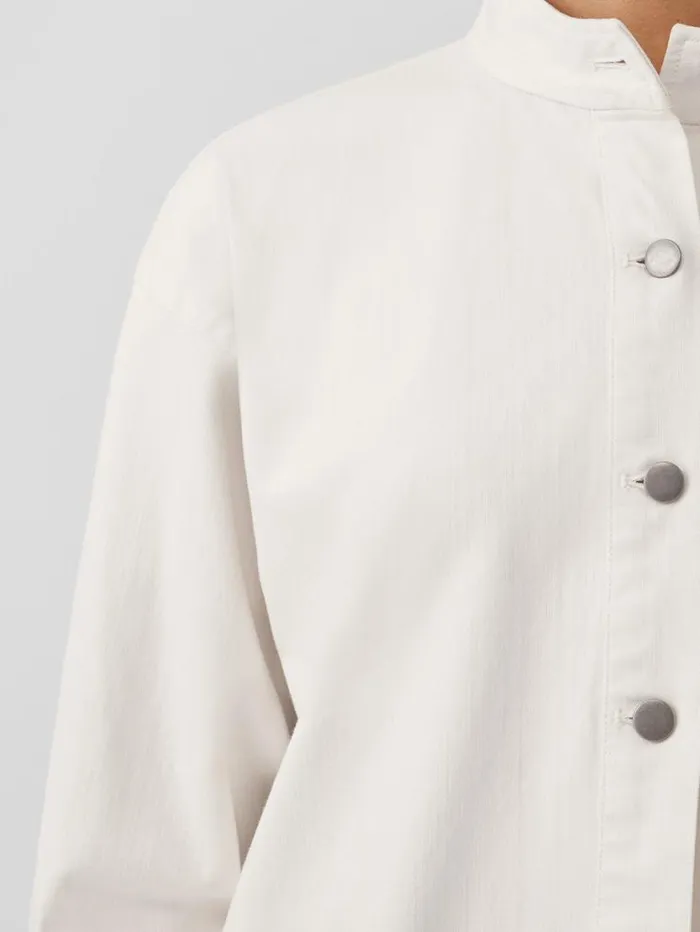 Eileen Fisher Denim Undyed Organic Cotton Denim Jacket Undyed Natural 8211 Shop