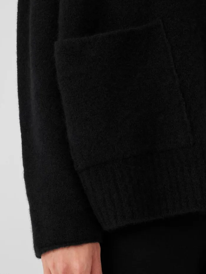Eileen Fisher Extended Sizing 1X3X Cashmere Silk Bliss Shawl Collar Cardigan Black 8211 Shop