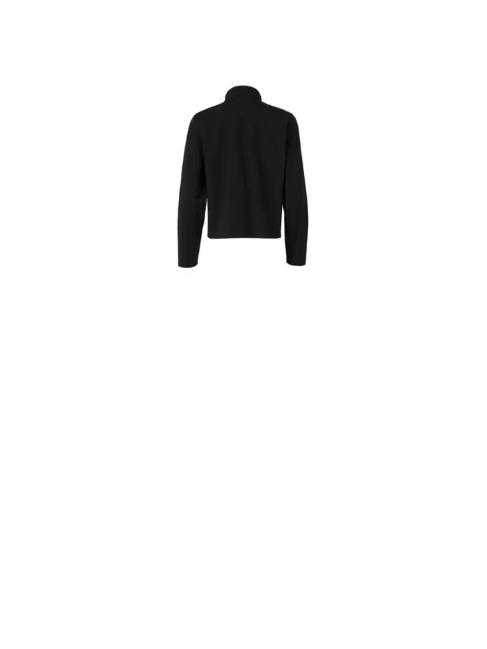Eileen Fisher Extended Sizing 1X3X Cotton Blend Ponte Stand Collar Jacket Black 8211 Shop